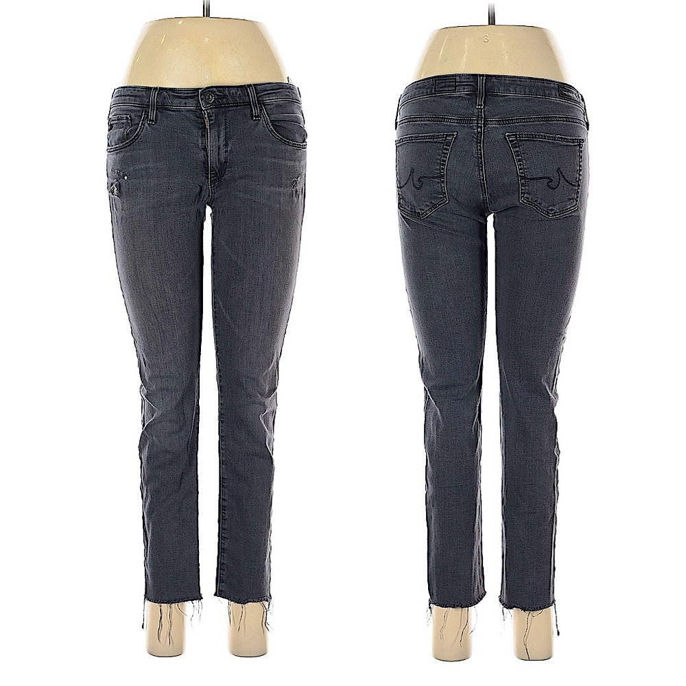 Ag Adriano Goldschmied Gray The Stevie capri slim Straight capri Jeans size 29